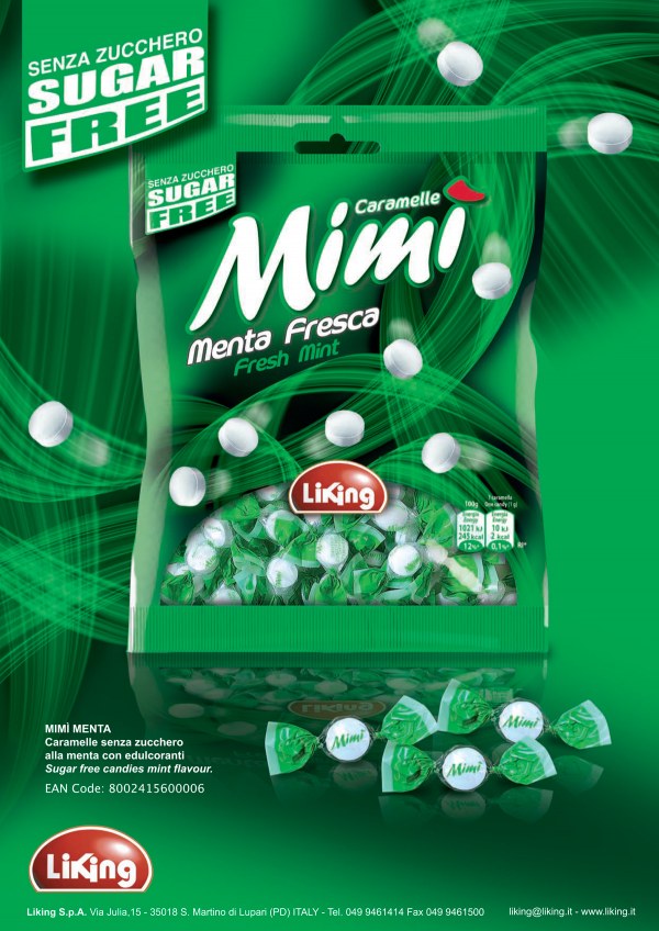 Menta <br />senza zucchero