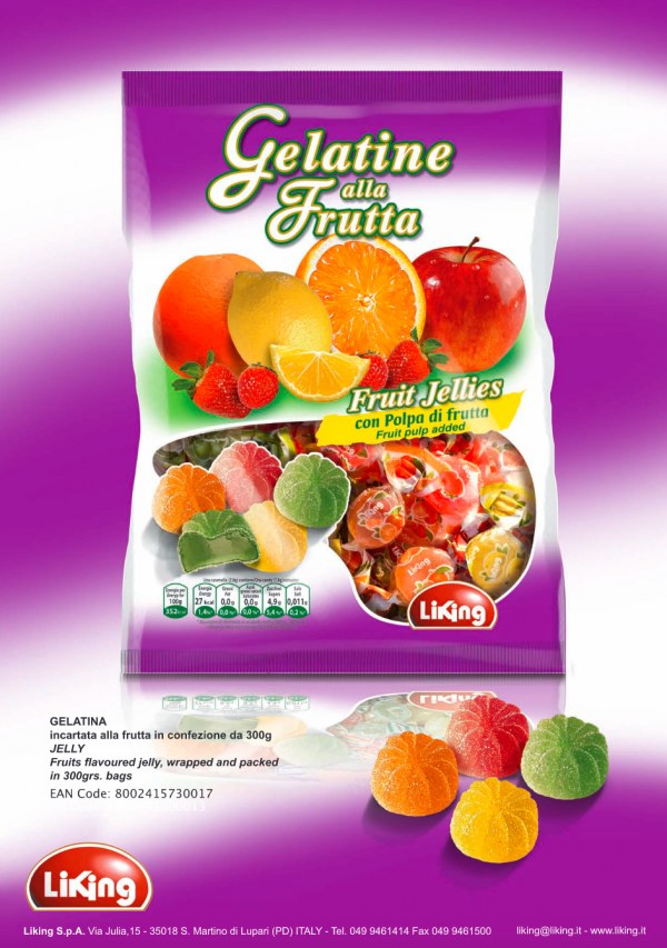 Gelatine alla frutta
